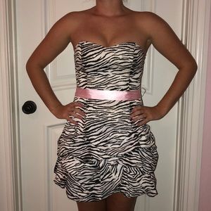 Zebra Formal Dress